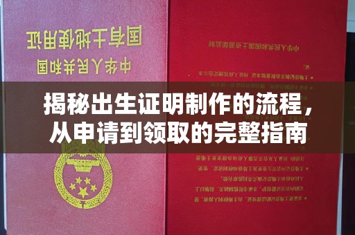 凉山揭秘出生证明制作的流程，从申请到领取的完整指南
